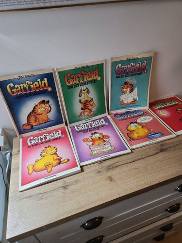 Sällsynt Garfield-samling – 6 av 7 är 1:a upplagan! (Interpresse)