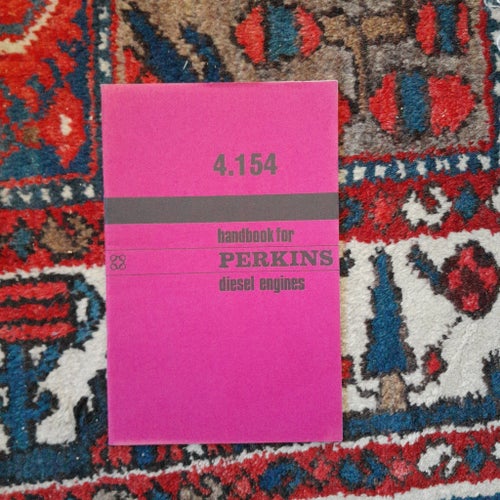 4.154 handbook for PERKINS diesel engines. In English