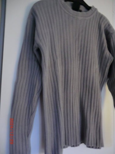 STUF ribbstickad tröja stl L