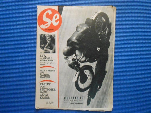 SE 29 1953 Alvesta Hedemora Kerstin Palo Göta Kanal Bengt Anderberg ESSO GULF