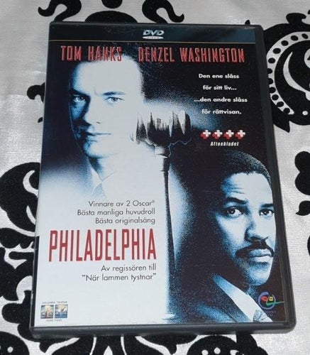 Philadelphia (1993) EGMONT *OOP utgången film* Tom Hanks, Denzel Washington