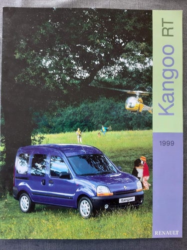 Renault Kangoo RT 1999 - broschyr