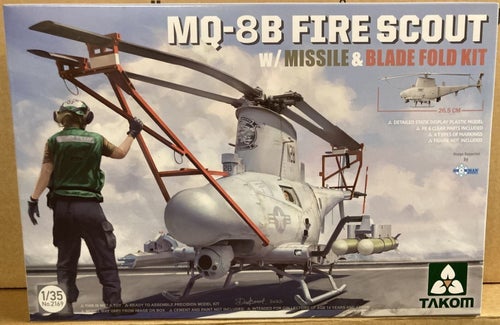 MQ-8B FIRE SCOUT TAKOM 1/35 OÖPPNAD