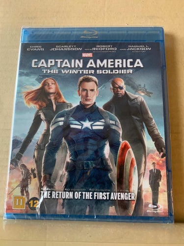 Captain america The winter soldier, INPLASTAD, Blu-ray