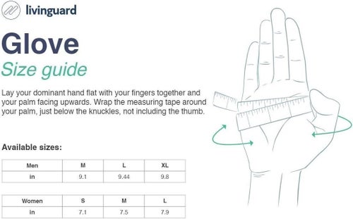 8-pack Livinguard Street Glove Herr Large