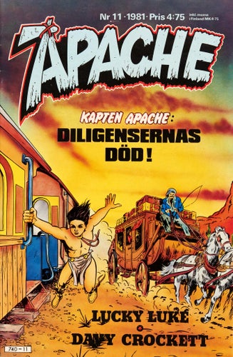 Apache Serietidning 1981 nr 11 (Oläst arkivex)