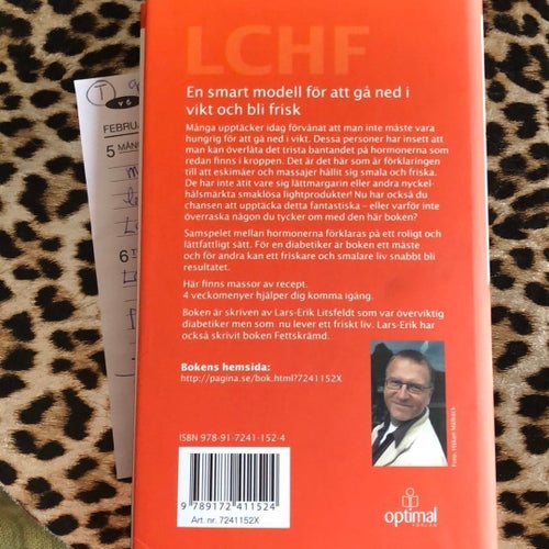 Ät fet mat Bli frisk och smal med LCHF av Lars-Erik Litsfeldt