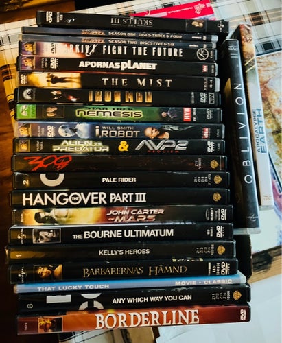 22 DVD ,SF och action
