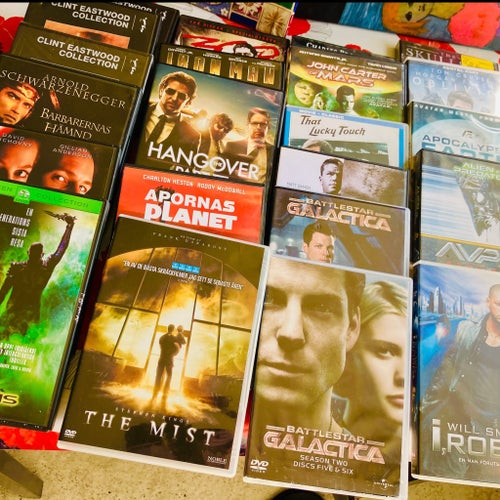 22 DVD ,SF och action