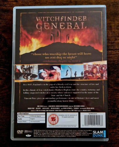 Witchfinder General DVD Vincent Price