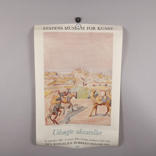 Poster, Niels Larsen Stevns, "H.C. Andersen rider i Grekland med Ross", 1937