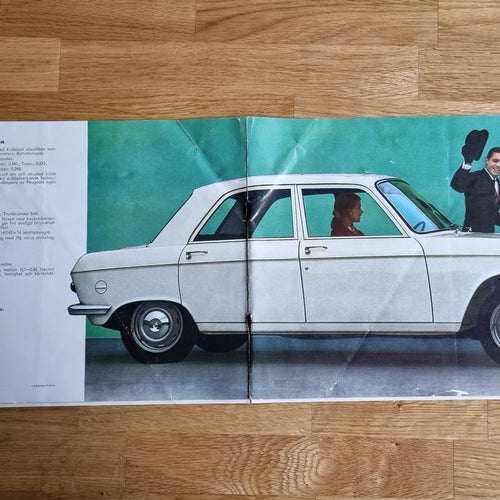 Peugeot 204 - Broschyr från 1965