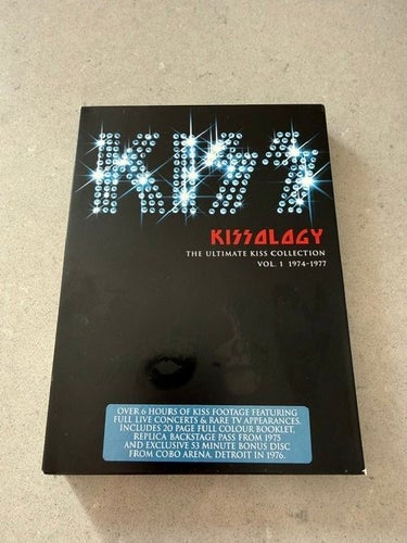 KISS Kissology The Ultimate Kiss Collection Vol. 1 1974-1977 DVD Box Set