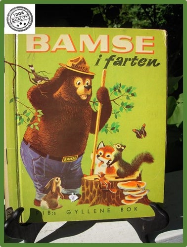 Bamse i farten FIB´s gyllene bok Vintage bok samalarbok