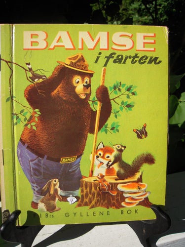 Bamse i farten FIB´s gyllene bok Vintage bok samalarbok