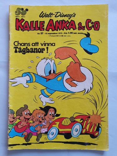 Kalle Anka & Co nr 37 från 1973