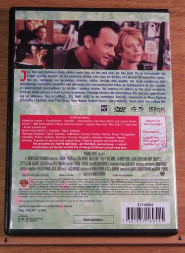You've got mail Tom Hanks Du har mail youve Nyskick!