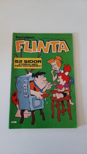 FAMILJEN FLINTA NR 6 / 1985 I FINT SKICK
