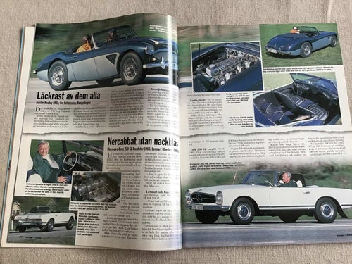 NOSTALGIA 7/8 2000 MOPED RALLY I KARLSHAMN,ARMBANDSUR,MONARK,MERCEDES 230 SL