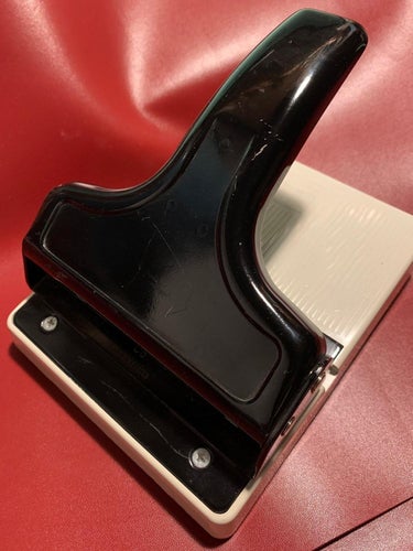 Rapid C5 hålslag kraftig heavy duty 4 hole punch hålslagare
