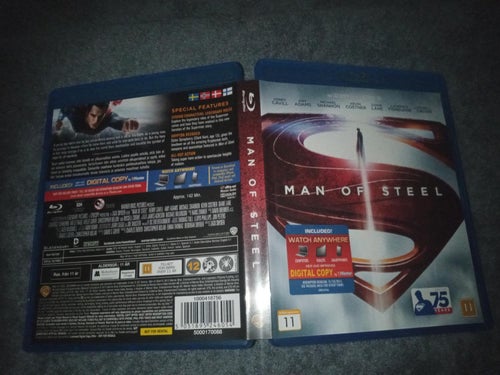 Man Of Steel (Blu-ray), av Zack Snyder med Henry Cavill