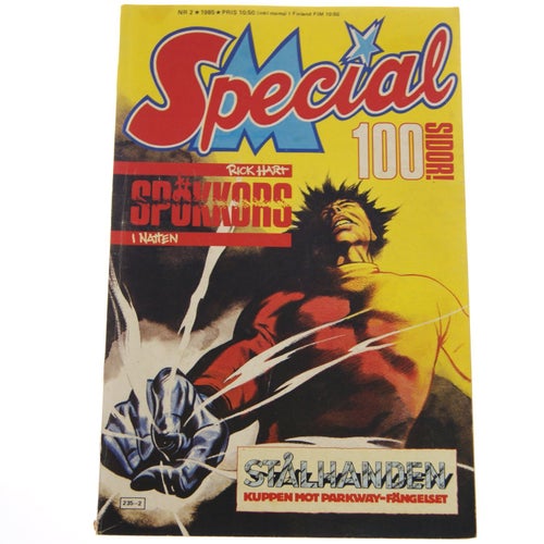 Seriemagasinet special - 1985 - NR 2 - Stålhanden | Rick Hart