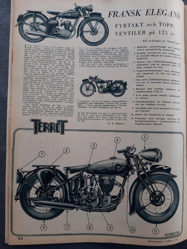 Teknikens Värld nr 3 1948: Terrot MC, flyg, radio, husbygge