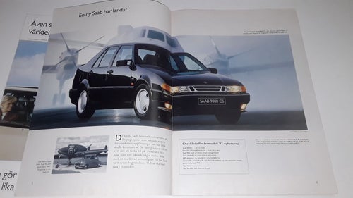 Saab broschyrer