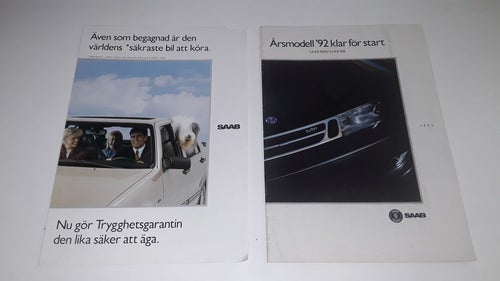Saab broschyrer