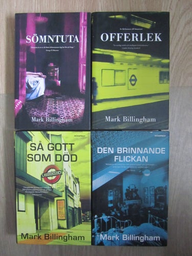 Mark Billingham - 4 böcker