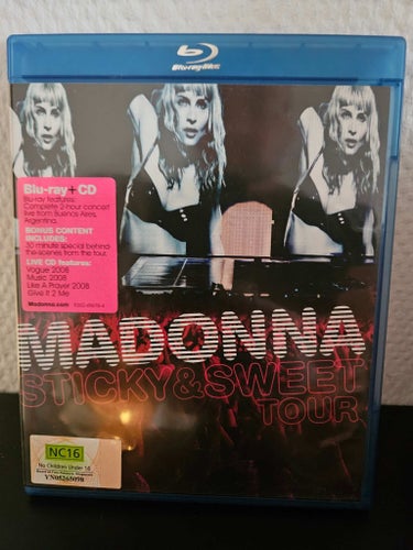 Madonna – Sticky & Sweet Tour Blu-ray + CD Pop Konsert 2010 Import