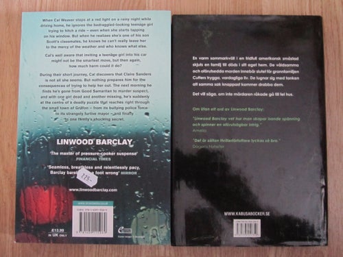 Linwood Barclay: A Tap on the Window & Alltför Nära