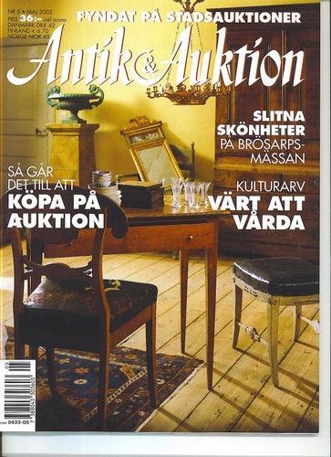 Antik & Auktion 5/2002 - Åsa Brandt, käppar, Erik Chambert m m
