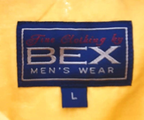 BEX Men´s wear, senapsgul skjorta, stl. L