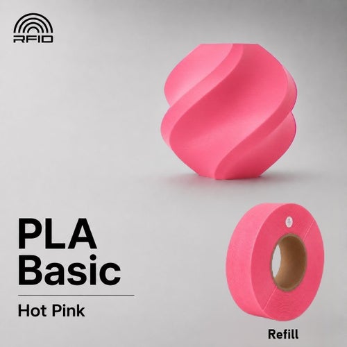 Bambu Lab PLA Basic Hot Pink 1.75mm 1kg REFILL
