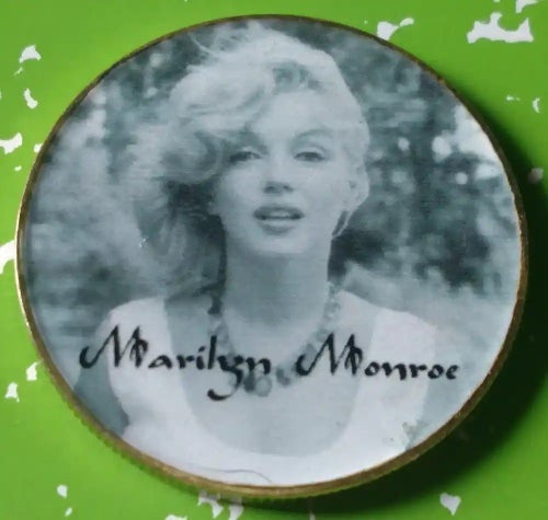 USA Marilyn Monroe Signatur . 24K Guldöverdrag