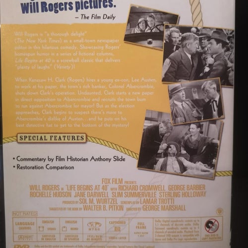 Life Begins at 40 (1935) George Marshall med Will Rogers, Richard Cromwell.
