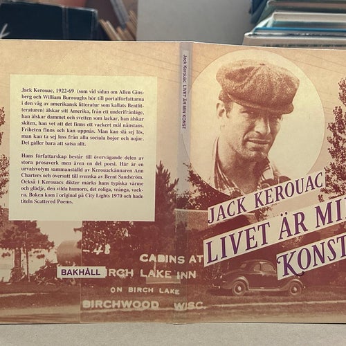 Livet är min konst av Jack Kerouac, Bernt Sandström, bok, Very good plus