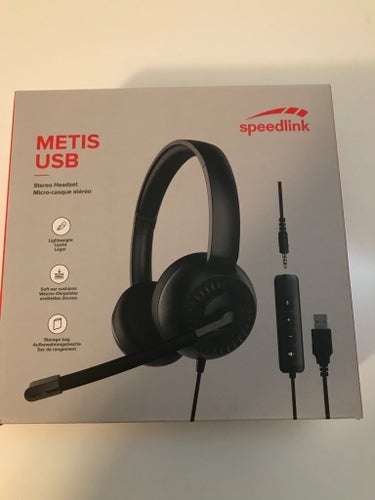Headset / hörlurar till datorn med mikrofon