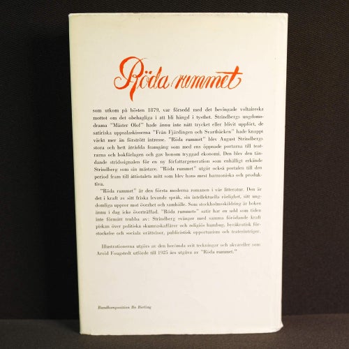 August Strindberg - Röda rummet med illustrationer av Arvid Fougstedt