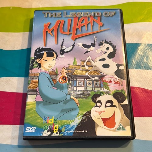 The legend of Mulan DVD Dansk version