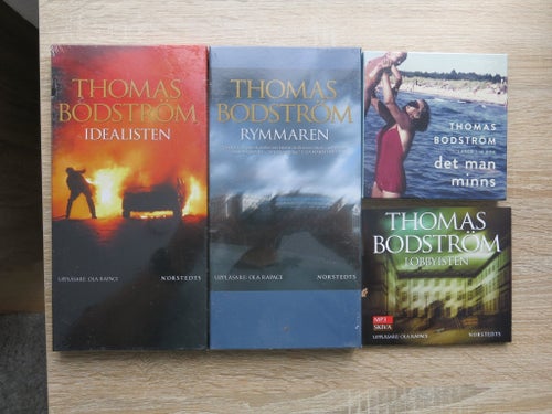 Thomas Bodström Böcker: Det man minns, Lobbyisten, Rymmaren, Idealisten - Olika