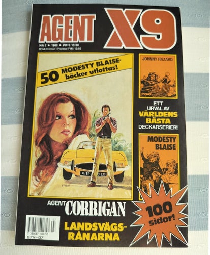 AGENT X9 NR 7 1988