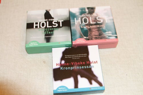 3 LJUDBÖCKER -- HANNE-VIBEKE HOLST
