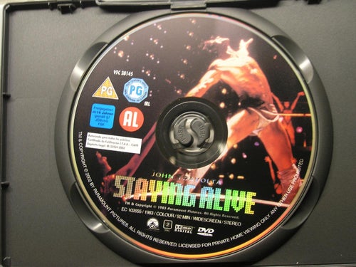 Staying alive, DVD, John Travolta