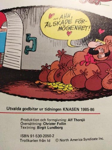 Trollkarlen från ID Magiska skämtsamheter - Parker & Hart. Very Fine