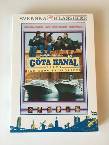 Göta kanal (Janne "Loffe" Carlsson, 1981). Inplastad DVD, sllipcase