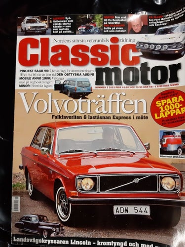 Classic Motor nr 5 2015: Volvo 142 + 145 Express, Alfasud, Lincoln 1946