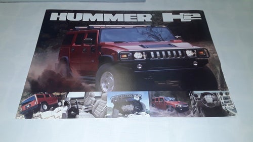 2 st Hummer broschyrer