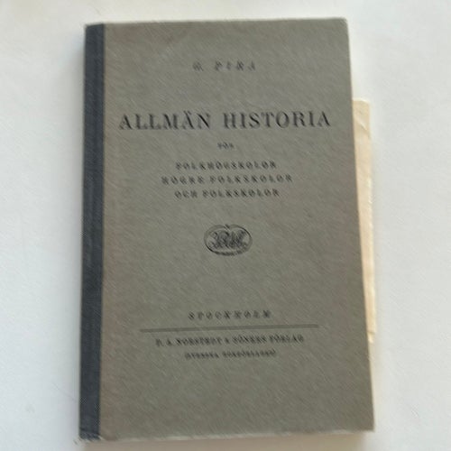 Allmän Historia av G. Pira, 1929